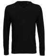 03987 Stullivan NEOBLU Sullivan V Neck Sweater Deep Black colour image